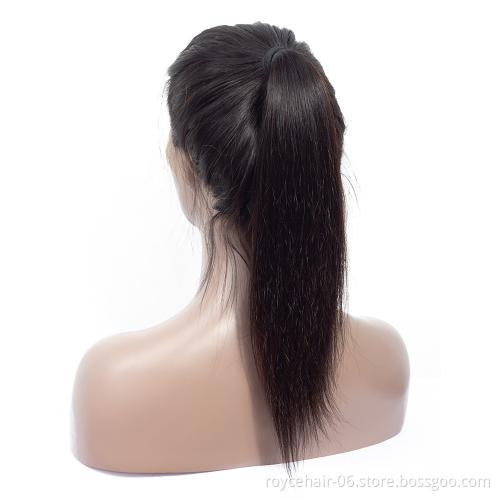 Peruvian Virgin Lace Front Hair Extensions wigs Human Hair U Part Film Lace Wig